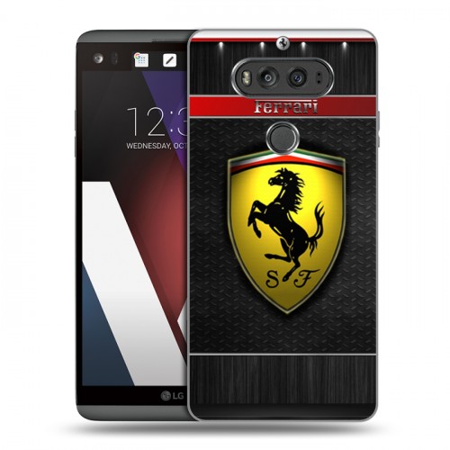 Дизайнерский пластиковый чехол для LG V20 Ferrari