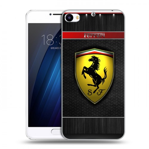 Дизайнерский пластиковый чехол для Meizu U20 Ferrari