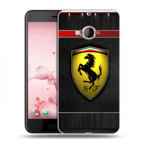 Дизайнерский силиконовый чехол для HTC U Play Ferrari