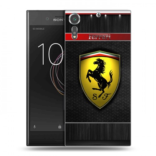 Дизайнерский пластиковый чехол для Sony Xperia XZs Ferrari