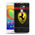 Дизайнерский силиконовый чехол для Alcatel A3 Ferrari