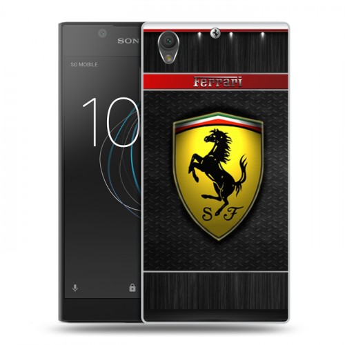 Дизайнерский пластиковый чехол для Sony Xperia L1 Ferrari