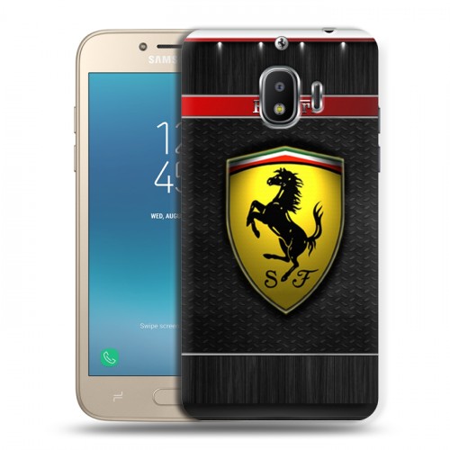 Дизайнерский пластиковый чехол для Samsung Galaxy J2 (2018) Ferrari