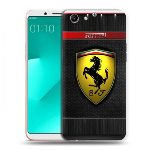 Дизайнерский пластиковый чехол для OPPO A83 Ferrari