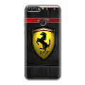 Дизайнерский силиконовый чехол для Huawei P Smart Ferrari