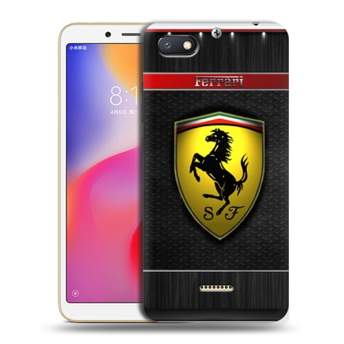 Дизайнерский пластиковый чехол для Xiaomi RedMi 6A Ferrari