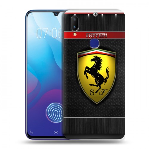 Дизайнерский пластиковый чехол для Vivo V11i Ferrari