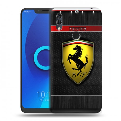 Дизайнерский силиконовый чехол для Alcatel 5V Ferrari