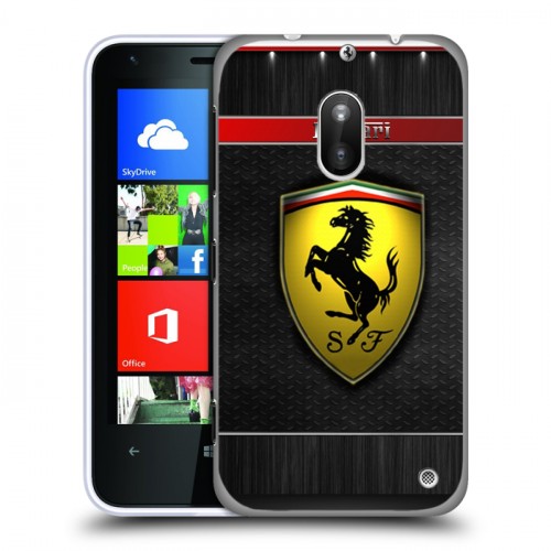 Дизайнерский пластиковый чехол для Nokia Lumia 620 Ferrari