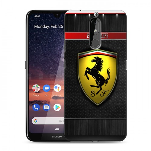 Дизайнерский силиконовый чехол для Nokia 3.2 Ferrari