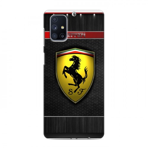 Дизайнерский пластиковый чехол для Samsung Galaxy M51 Ferrari