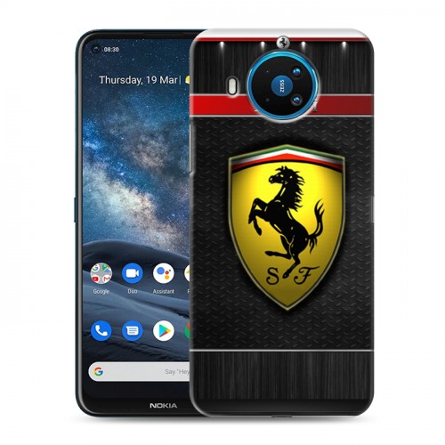 Дизайнерский силиконовый чехол для Nokia 8.3 Ferrari