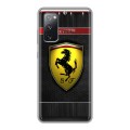 Дизайнерский силиконовый чехол для Samsung Galaxy S20 FE Ferrari