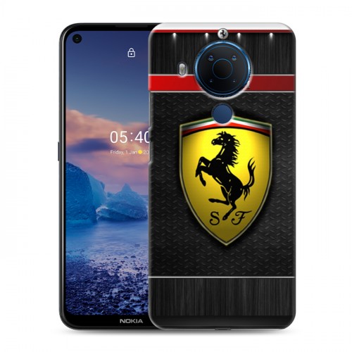 Дизайнерский силиконовый чехол для Nokia 5.4 Ferrari