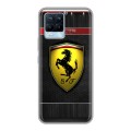 Дизайнерский пластиковый чехол для Realme 8 Ferrari