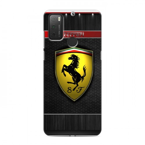 Дизайнерский силиконовый чехол для Alcatel 3L (2021) Ferrari