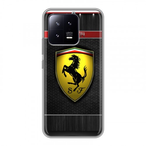 Дизайнерский силиконовый чехол для Xiaomi 13 Ferrari