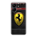 Дизайнерский пластиковый чехол для Xiaomi Poco C65 Ferrari