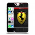 Дизайнерский пластиковый чехол для Iphone 5c Ferrari