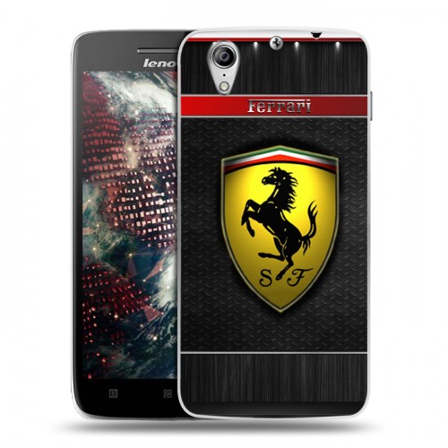 Дизайнерский пластиковый чехол для Lenovo Vibe X Ferrari