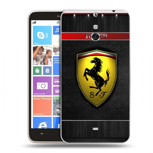 Дизайнерский пластиковый чехол для Nokia Lumia 1320 Ferrari