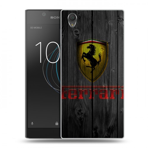 Дизайнерский пластиковый чехол для Sony Xperia L1 Ferrari