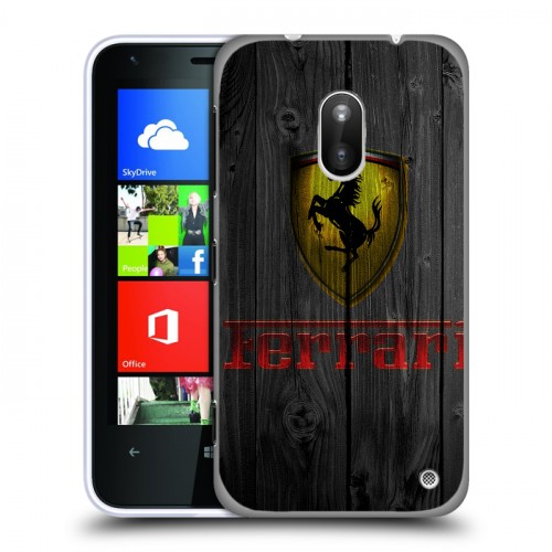 Дизайнерский пластиковый чехол для Nokia Lumia 620 Ferrari