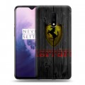 Дизайнерский пластиковый чехол для OnePlus 7 Ferrari