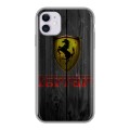 Дизайнерский силиконовый чехол для Iphone 11 Ferrari