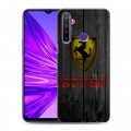 Дизайнерский силиконовый чехол для Realme 5 Ferrari