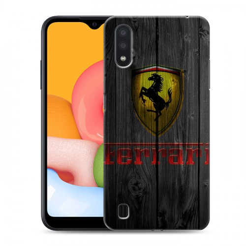 Дизайнерский силиконовый чехол для Samsung Galaxy M01 Ferrari