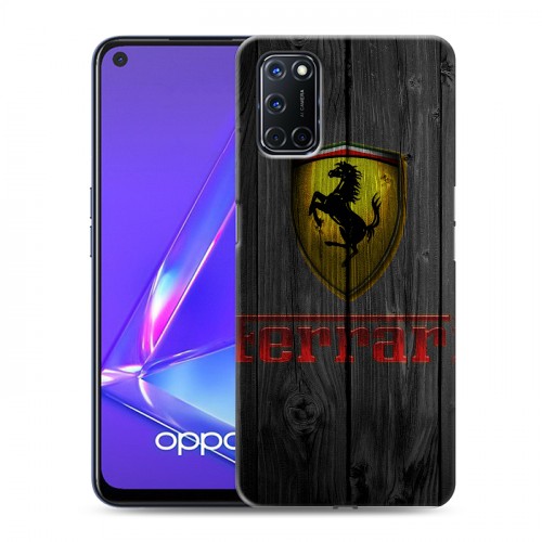 Дизайнерский пластиковый чехол для OPPO A52 Ferrari