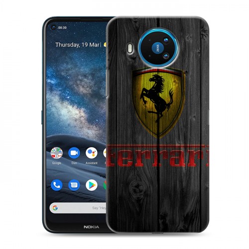 Дизайнерский силиконовый чехол для Nokia 8.3 Ferrari