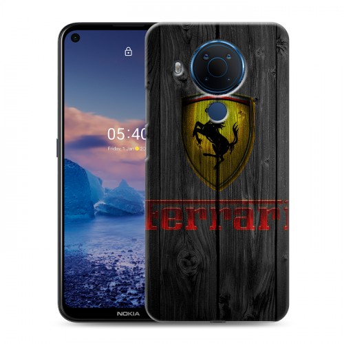 Дизайнерский силиконовый чехол для Nokia 5.4 Ferrari