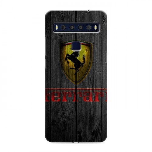 Дизайнерский пластиковый чехол для TCL 10L Ferrari