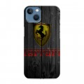 Дизайнерский силиконовый чехол для Iphone 13 Ferrari