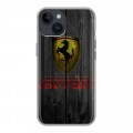 Дизайнерский пластиковый чехол для Iphone 14 Ferrari