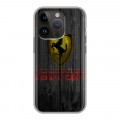 Дизайнерский силиконовый чехол для Iphone 14 Pro Ferrari