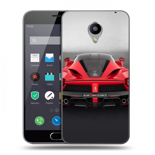 Дизайнерский пластиковый чехол для Meizu M2 Note Ferrari