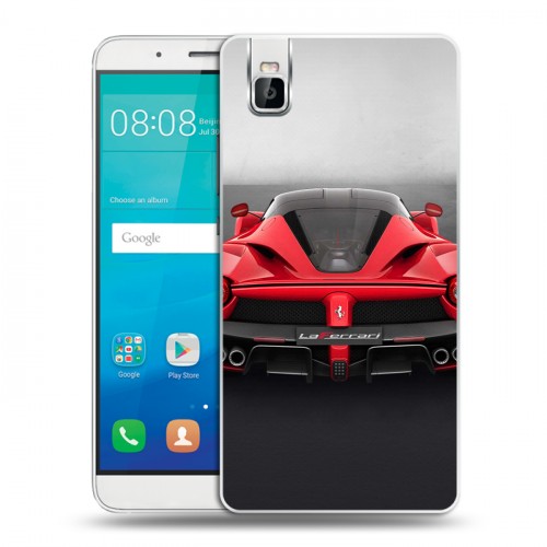 Дизайнерский пластиковый чехол для Huawei ShotX Ferrari