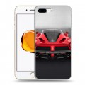 Дизайнерский пластиковый чехол для Iphone 7 Plus / 8 Plus Ferrari