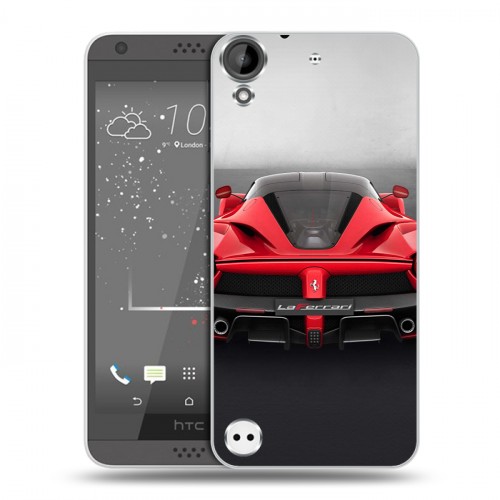 Дизайнерский пластиковый чехол для HTC Desire 530 Ferrari