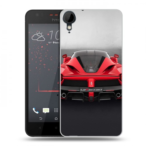 Дизайнерский пластиковый чехол для HTC Desire 825 Ferrari