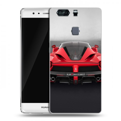 Дизайнерский пластиковый чехол для Huawei P9 Plus Ferrari