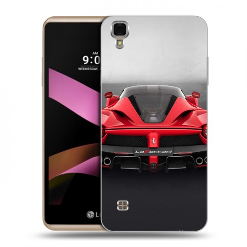 Дизайнерский пластиковый чехол для LG X Style Ferrari