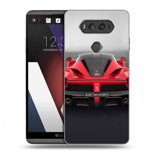 Дизайнерский пластиковый чехол для LG V20 Ferrari