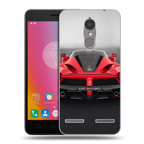 Дизайнерский силиконовый чехол для Lenovo K6 Ferrari