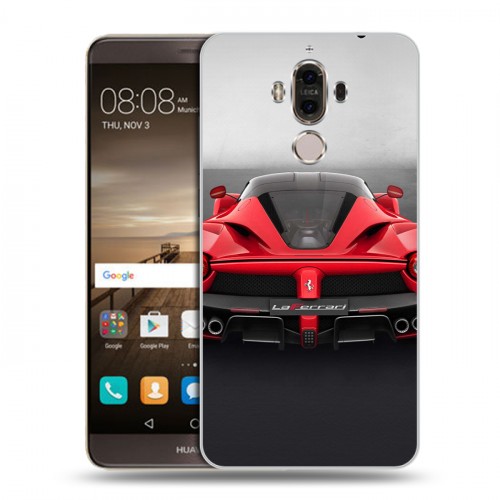 Дизайнерский пластиковый чехол для Huawei Mate 9 Ferrari