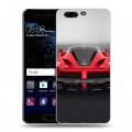 Дизайнерский пластиковый чехол для Huawei P10 Ferrari