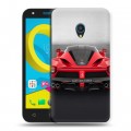 Дизайнерский пластиковый чехол для Alcatel U5 Ferrari